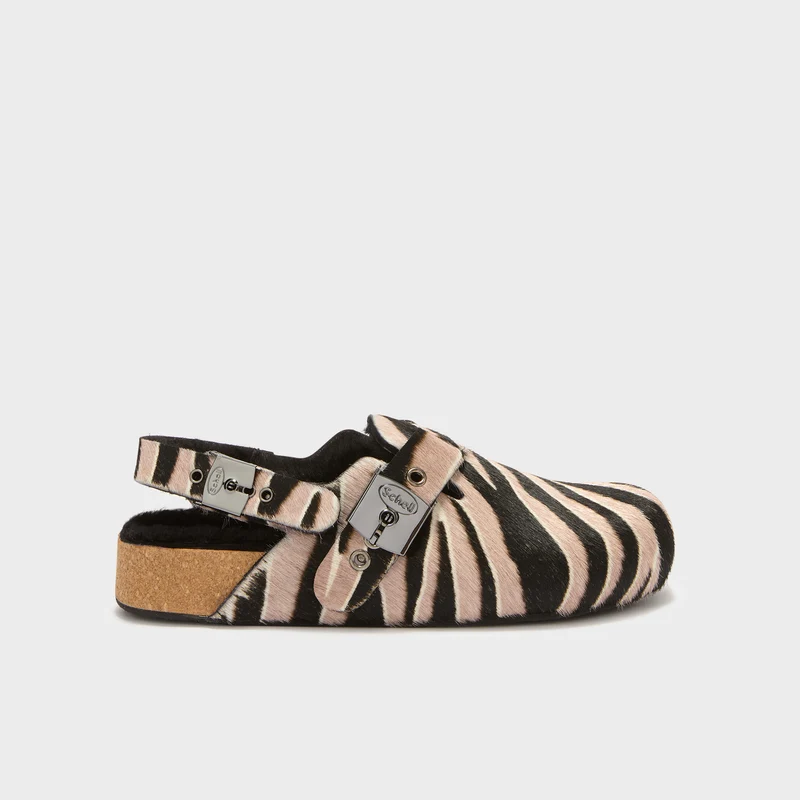 LUNA CLOG BACKSTRAP FUR