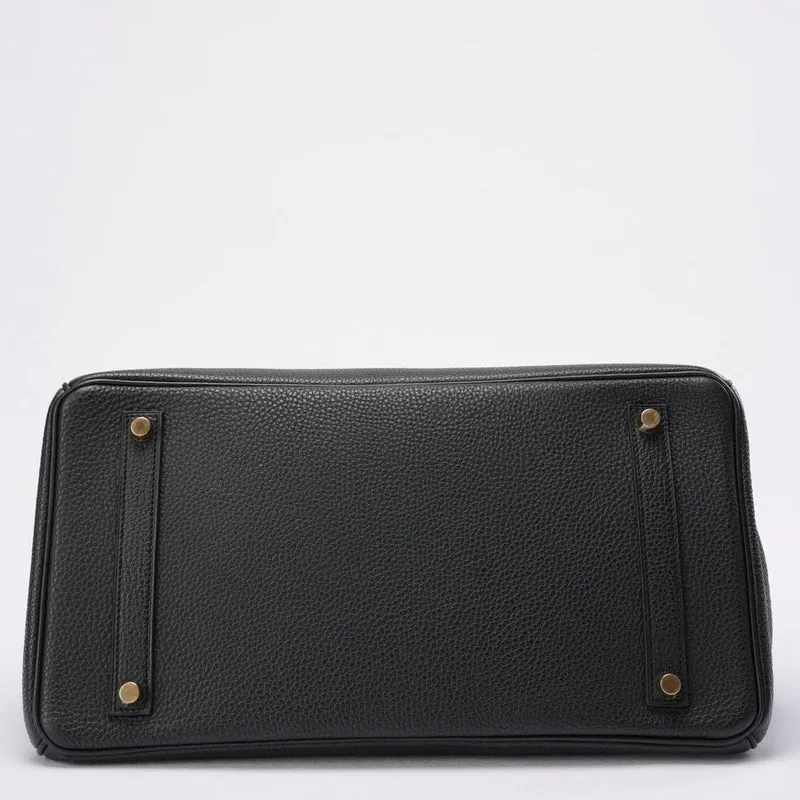 Hermes Black Birkin 35 Togo Leder 2012