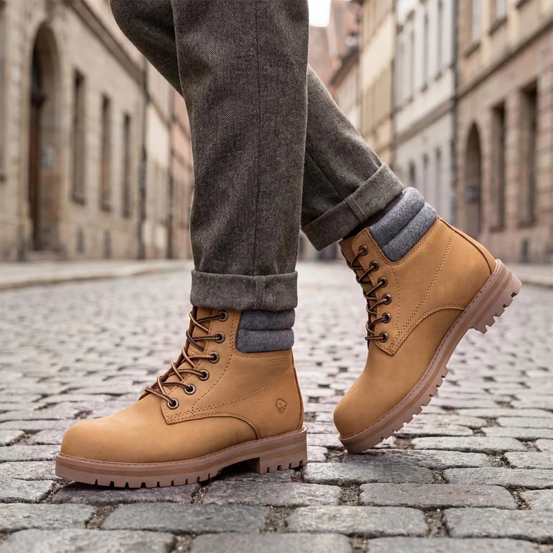 Merino Leather Boot Men