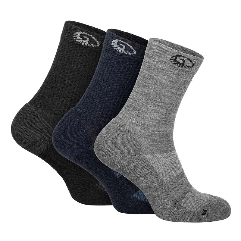 Trekkingsocken Merino Wolle (3er-Pack)