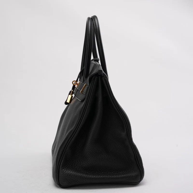 Hermes Black Birkin 35 Togo Leder 2014