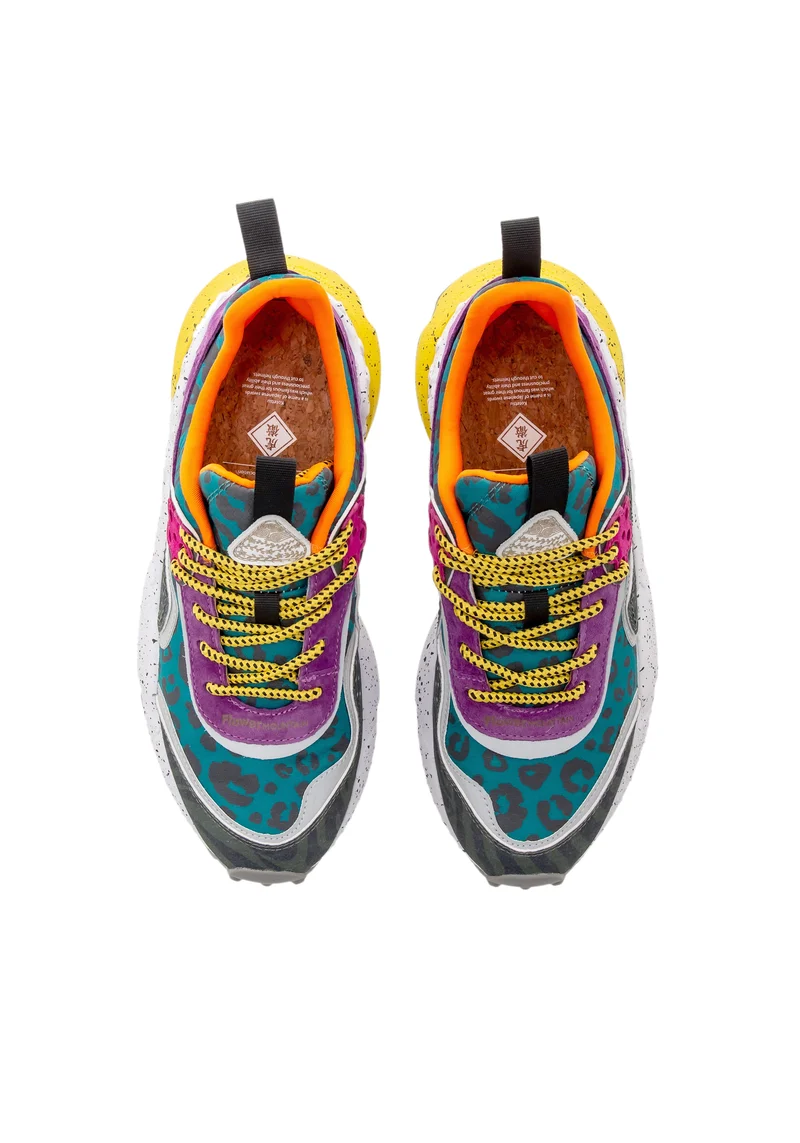 Kotetsu Wmn Suede/Nylon Animal Print Mil