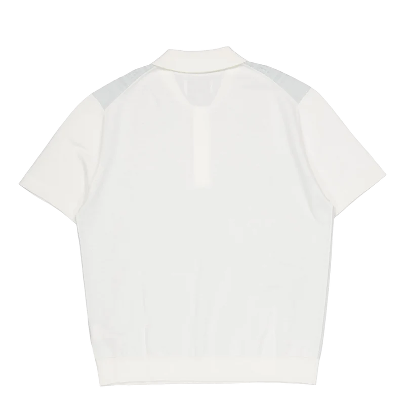 Turin Pocket Polo Pale Blue / Ecru