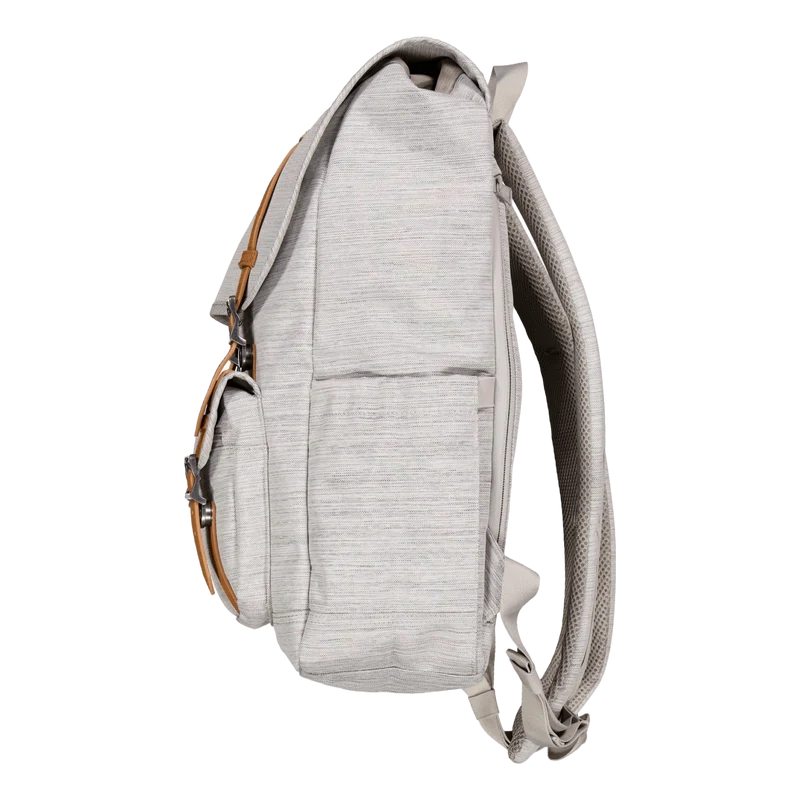 Herschel Little America Mid Ba Light Grey Crosshatch