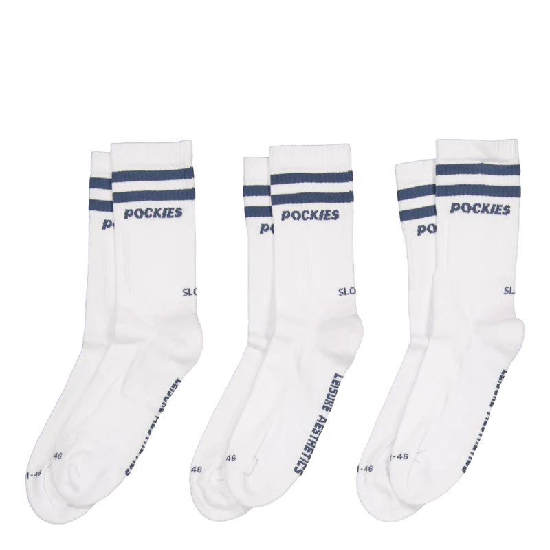 3-pack Teal Striped L.a. Socks Green