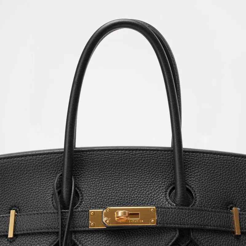 Hermes Black Birkin 35 Togo Leder 2014