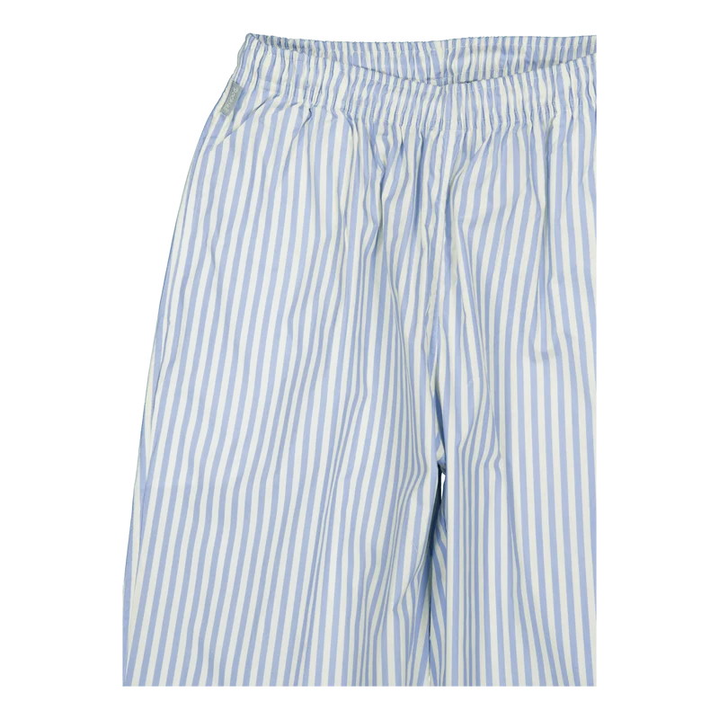 Ice Blue Striped Pyjama Pants Blue