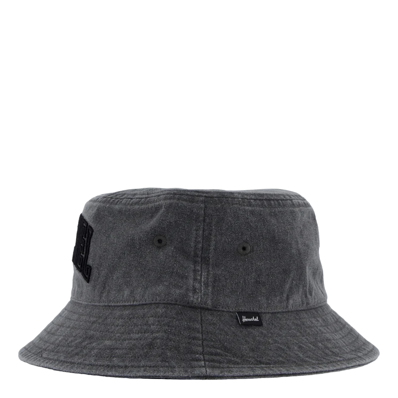 Norman Faculty Bucket Hat Black Stone Wash