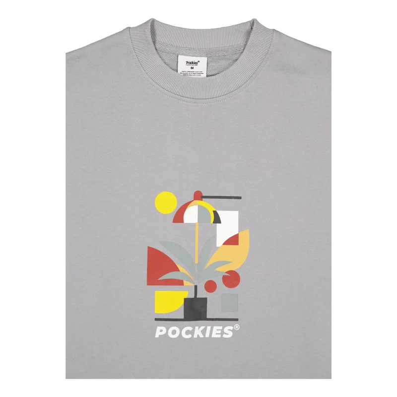 Plantlamp Crewneck Grey Grey