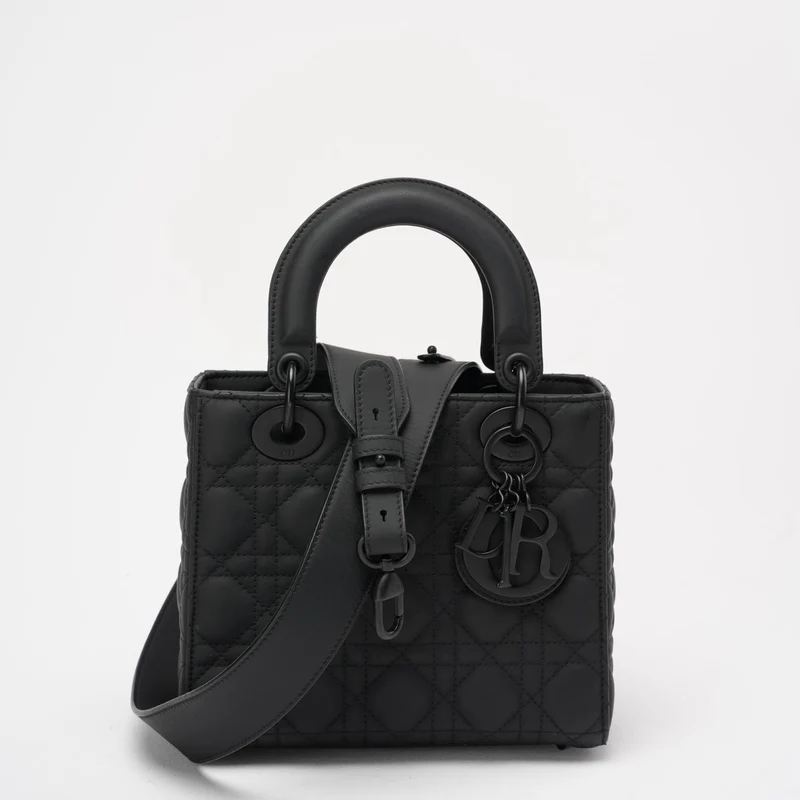 Christian Dior Cannage Klein Mein ABC Dior Lady Dior Schwarz