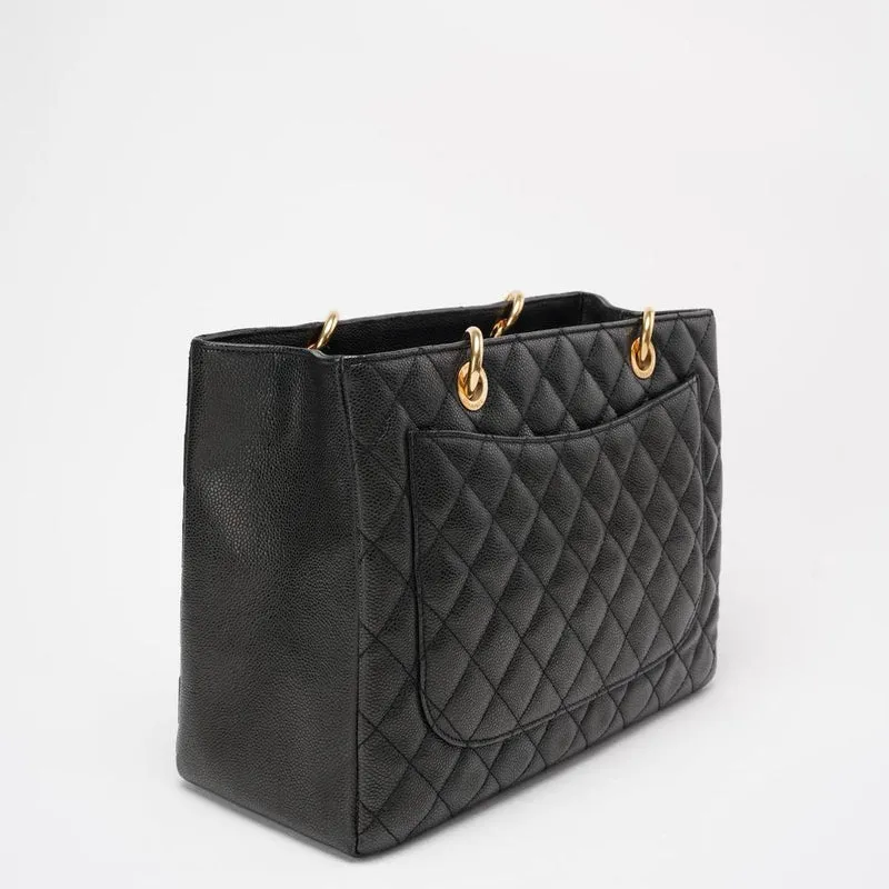 Chanel Schwarze Grand Shopping Tote (GST) 2012-2013