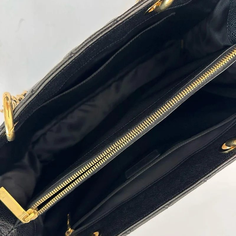 Chanel Schwarze Grand Shopping Tote (GST) 2012-2013