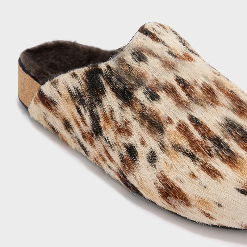 LUNA CLOG PLAIN FUR
