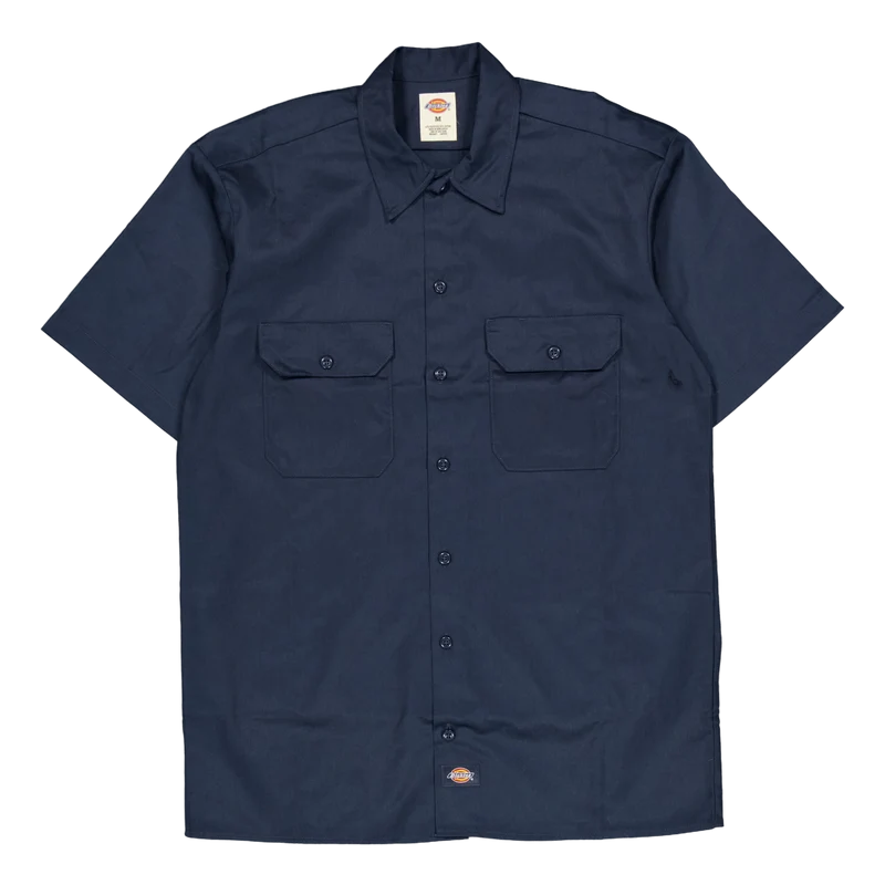 Work Shirt Ss Rec Dark Navy Dark Navy