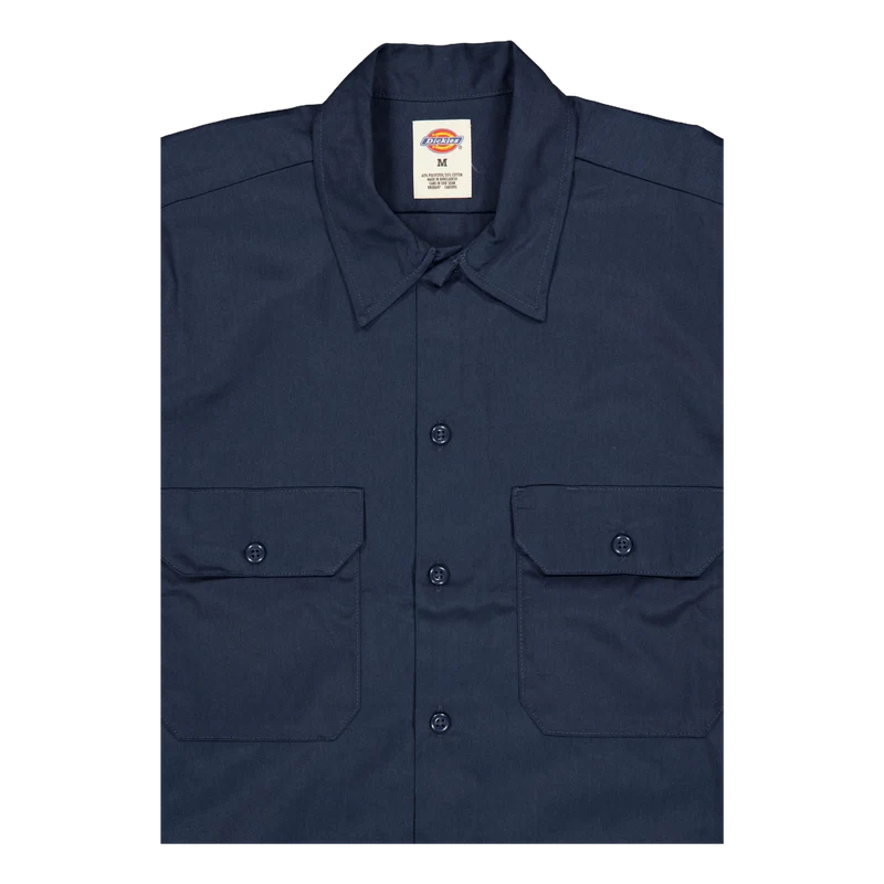 Work Shirt Ss Rec Dark Navy Dark Navy