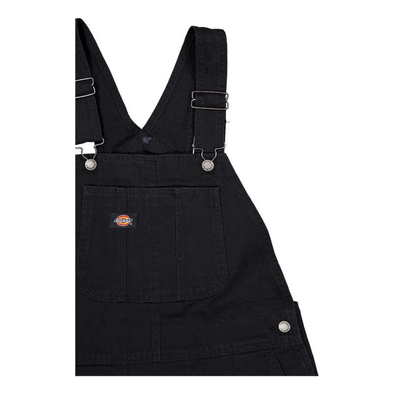 Dickies Duck Canvas Short Bib Black