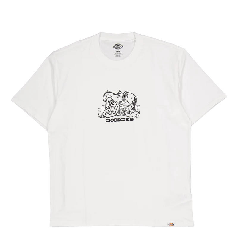 Companion Center Logo Ss Tee W White