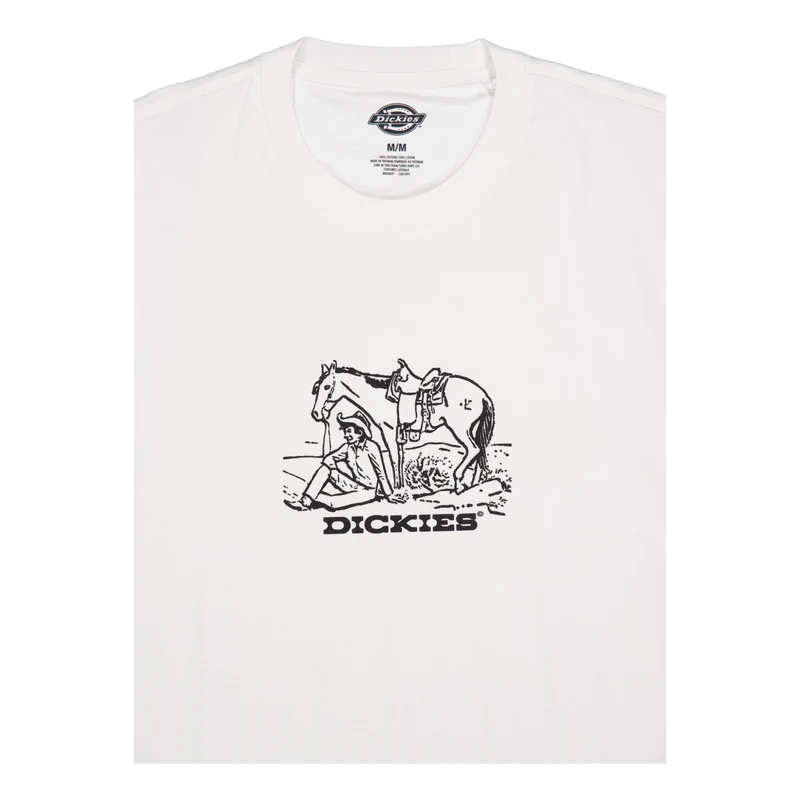 Companion Center Logo Ss Tee W White