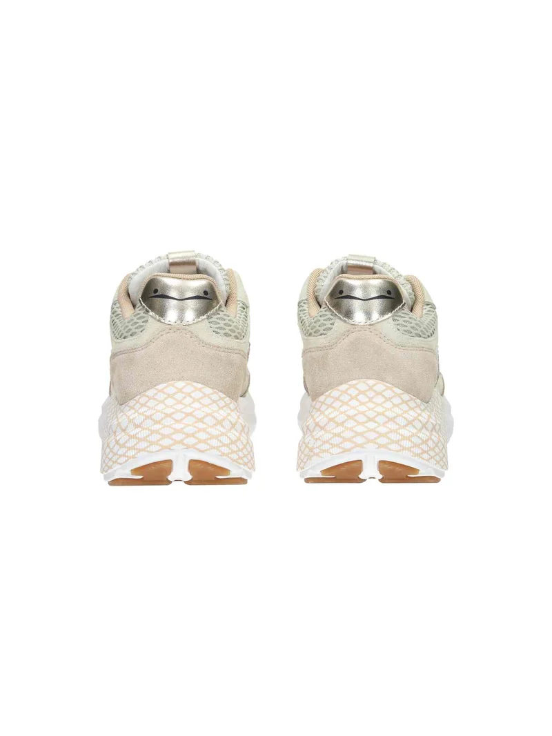 Club122. Suede/Mesh light beige/off white