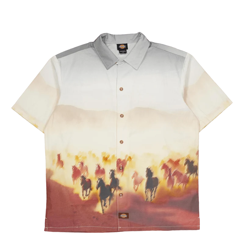 Running Wild Shirt Ss Oak Buff Oak Buff