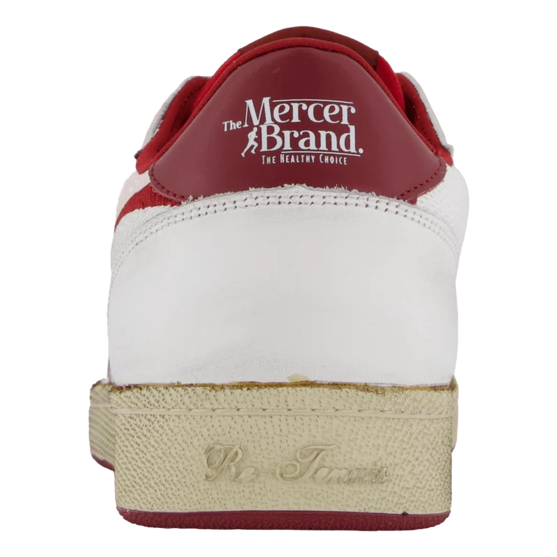 The Re-tennis Vintage White/red