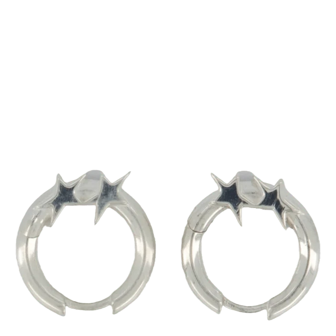 Tj Icon Earrings Silver
