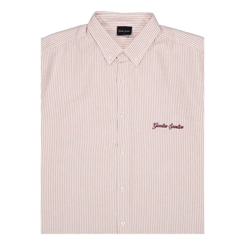 Heritage Oxford Shirt Burgundy/ecru