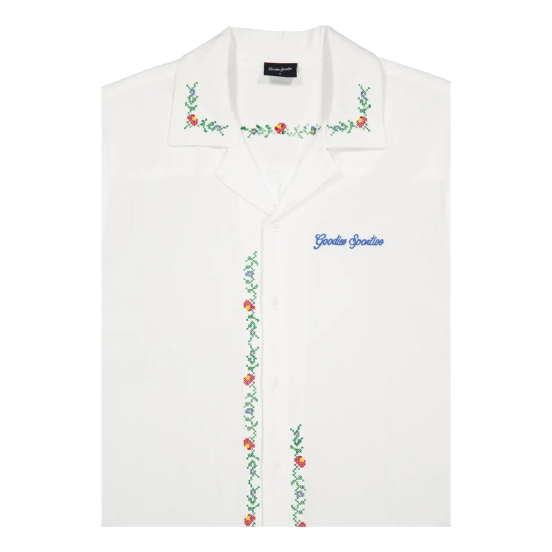 Chardonnay Flower Shirt White