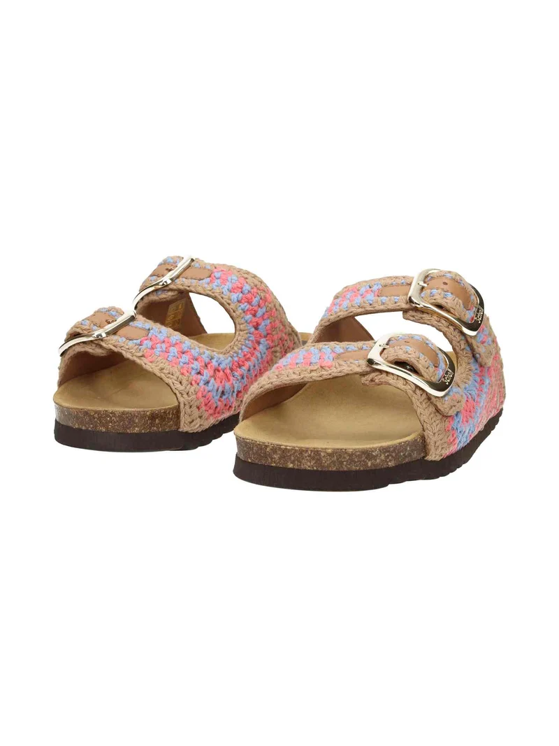 Noelle dark brown/purple/coral