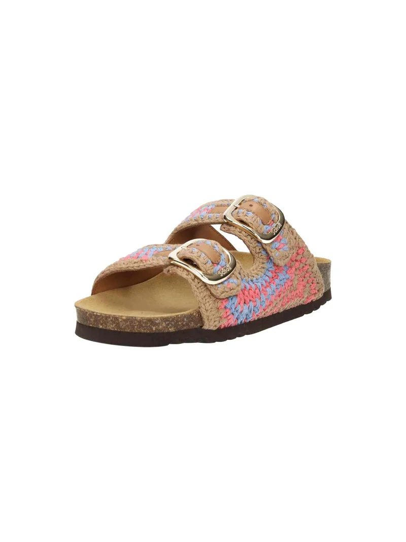 Noelle dark brown/purple/coral