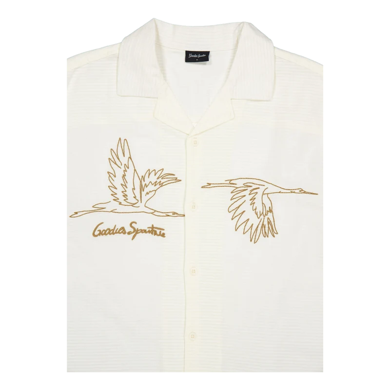 Goose Cotton Linen Lyocell Shi Ecru