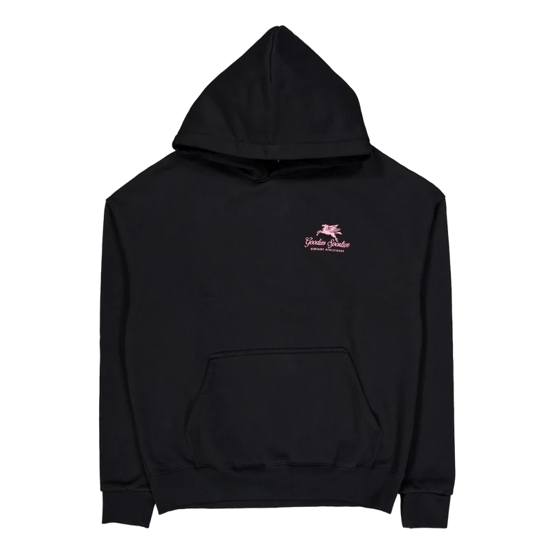 550gms Premium Boxy Hoodie Con Black