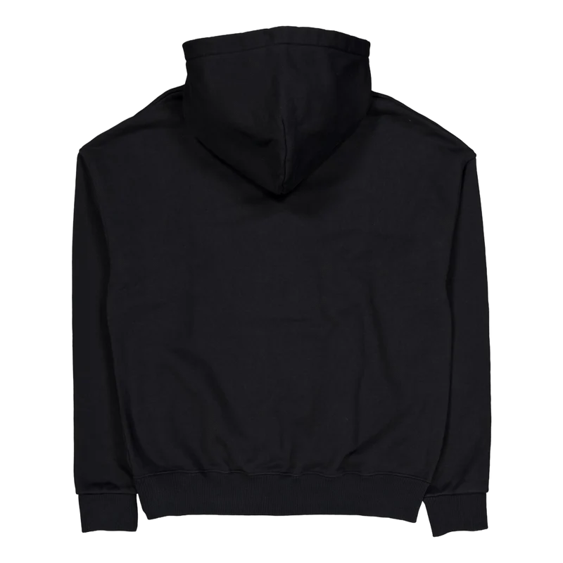 550gms Premium Boxy Hoodie Con Black