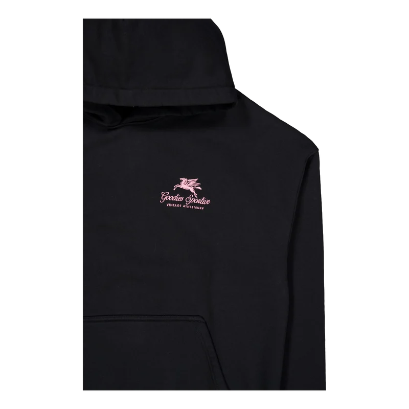 550gms Premium Boxy Hoodie Con Black