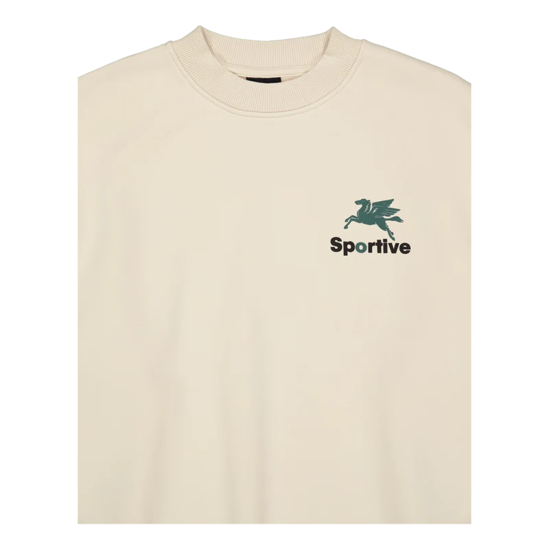550gms Premium Hummus Crewneck Ecru