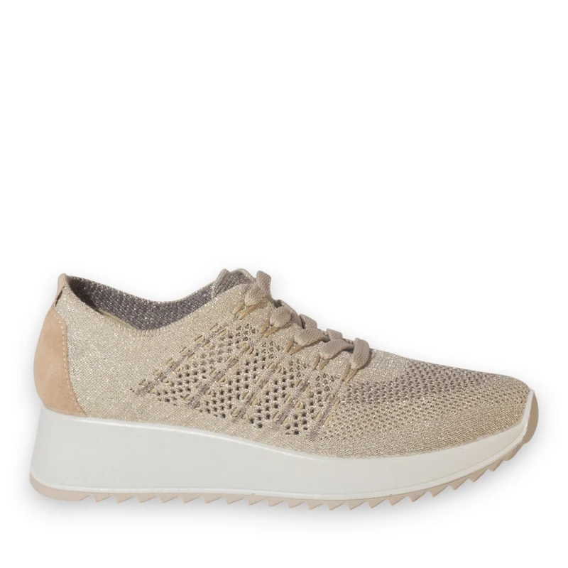 Italian Women Cafe Cloth Shoes #5342