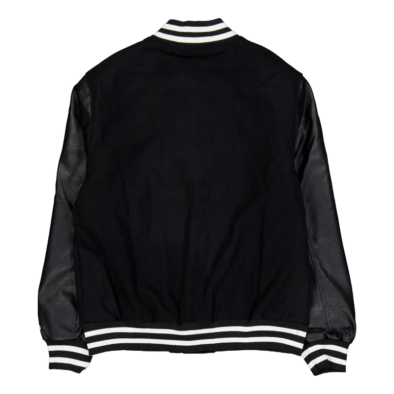 Ne Varsity Jacket Newera Blkwhi