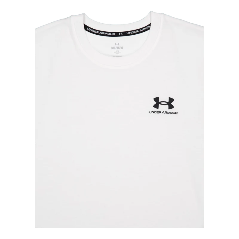 Ua M Logo Emb Heavyweight Ss White