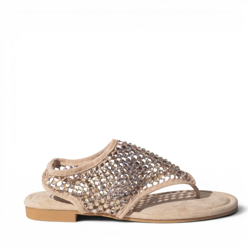 Europeon Union Women Cafe Cloth Sandal #4955