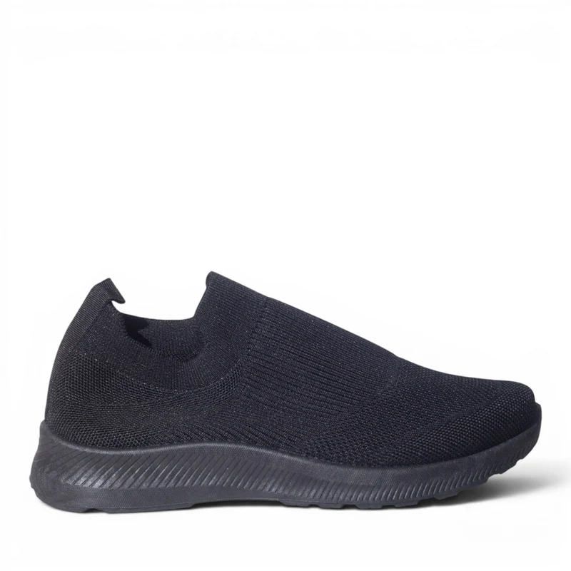 Europeon Union Men Black Cloth Shoes #5211