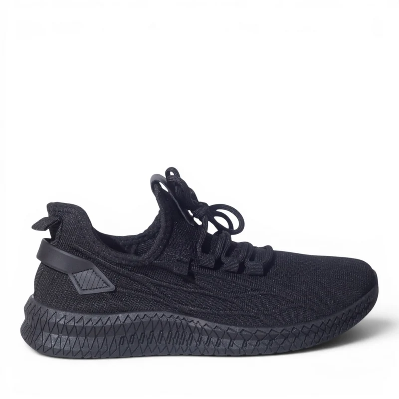 Europeon Union Men Black Cloth Shoes #5209