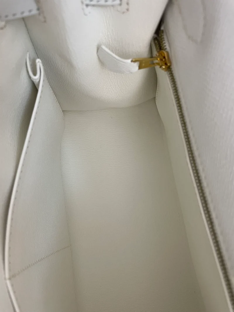 Hermes Kelly 28cm Sellier Weiß Epsom Leder Gold Hardware Top Handle Bag 2015