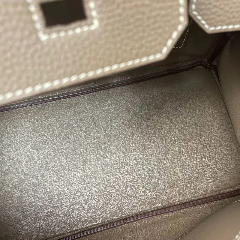 Hermes Birkin 30 cm Sellier Tasche Etoupe Togo Leder