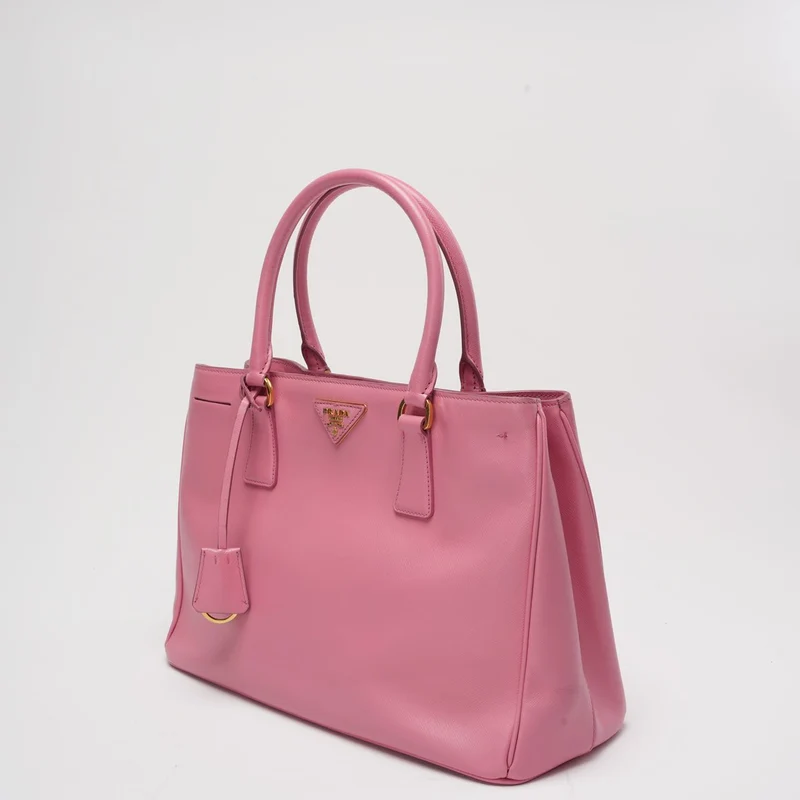Prada Pink Galleria Einkaufstasche aus Saffiano-Leder