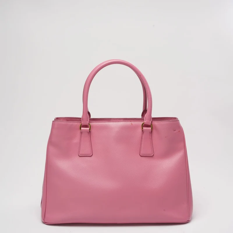 Prada Pink Galleria Einkaufstasche aus Saffiano-Leder