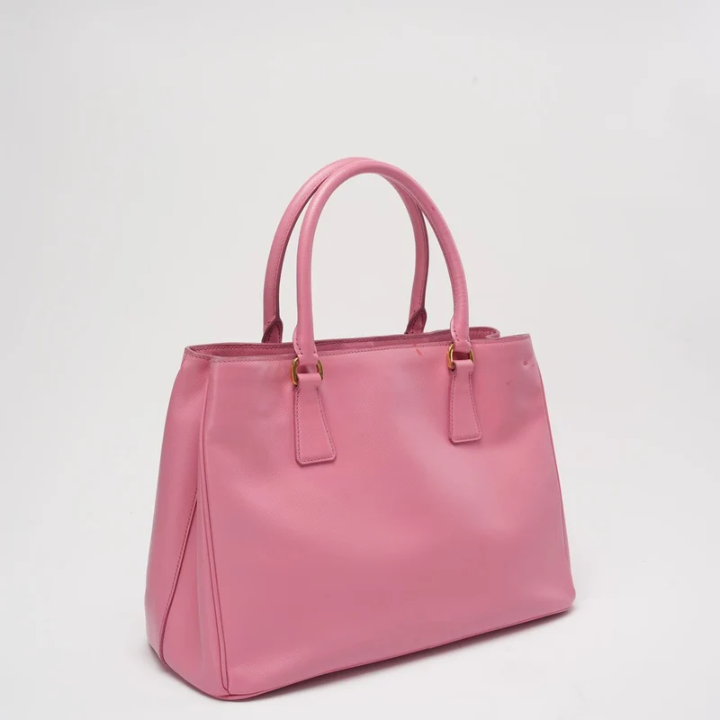 Prada Pink Galleria Einkaufstasche aus Saffiano-Leder