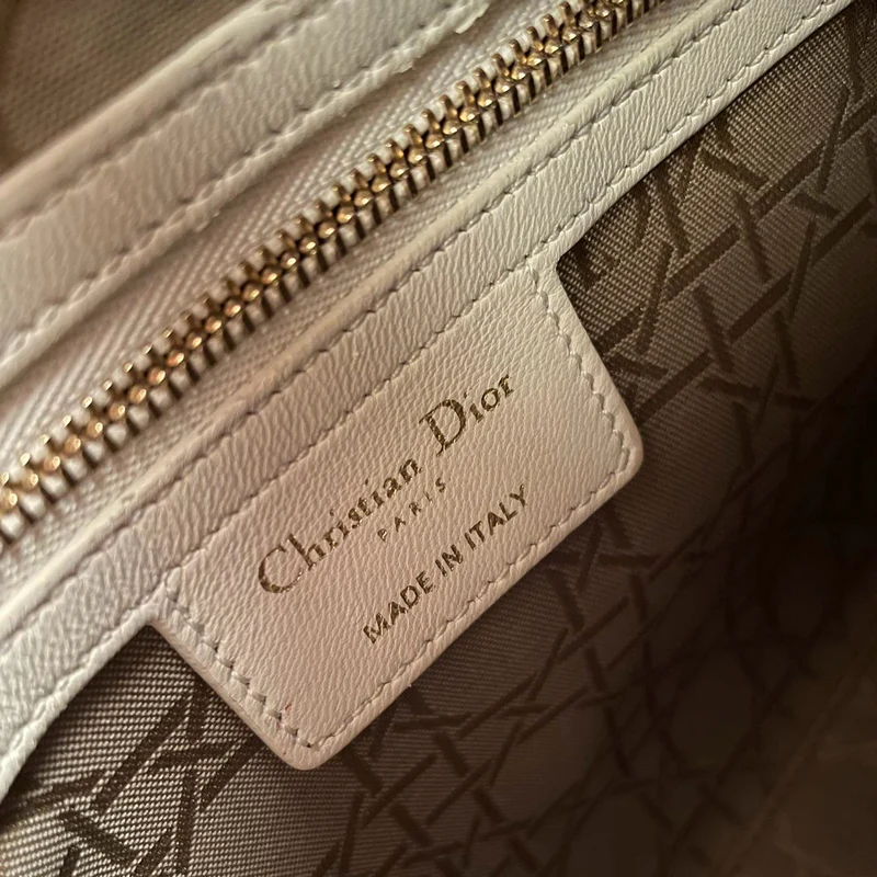 Christian Dior Lady Dior Tasche Weiß Mittel 2017