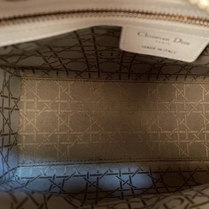 Christian Dior Lady Dior Tasche Weiß Mittel 2017