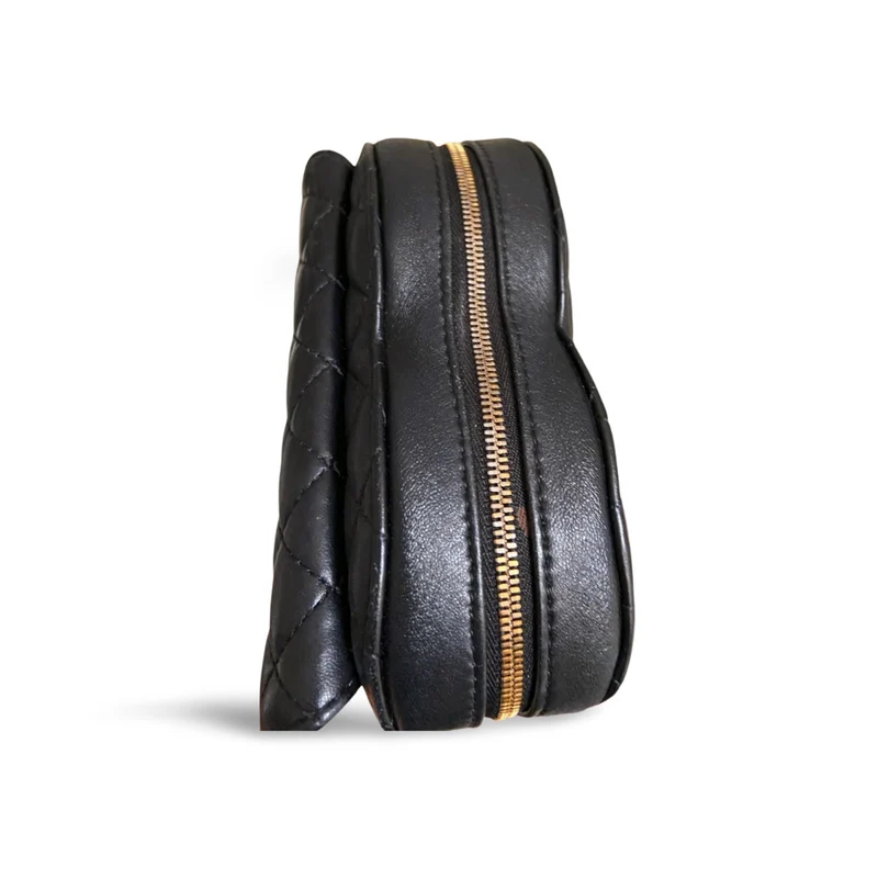 Chanel Heart Bag schwarzes Lammleder GHW