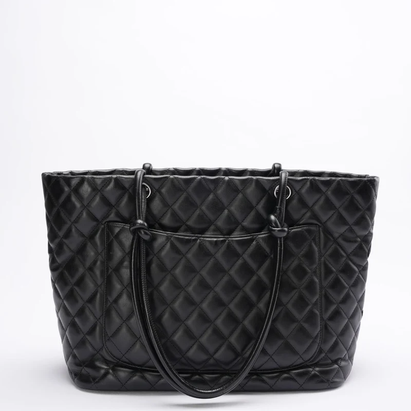 Chanel Black Cambon Tragetasche 2010-2011